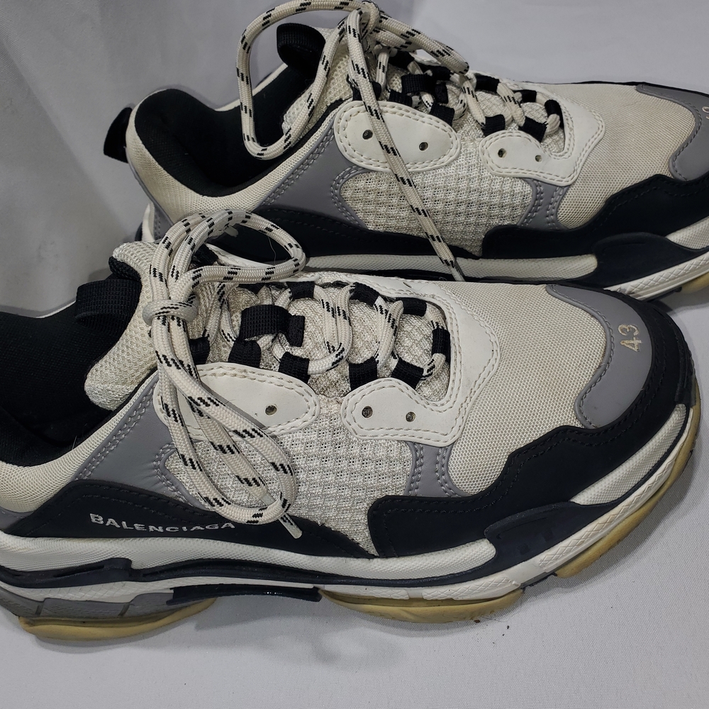 Balenciaga Black White Navy Size 10 (Used) - Picture 4 of 7